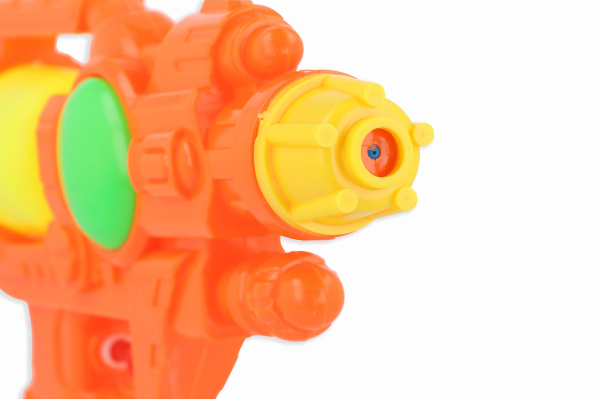 Single Drencher Neon Water Gun in 3 colours 31cm Water Pistols Kids Toys Summer Fun Paddling Pool Beach Soaker Outdoor Game Party Favour Loot Bag Fillers for Boys and Girls