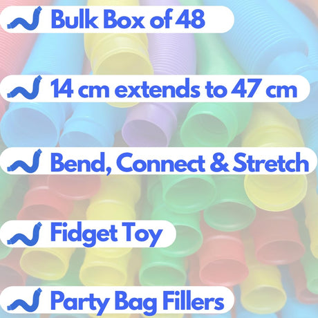 Sensory Fidget Stretchy Tubes Wholesale