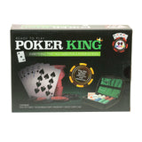 Funtime Gifts POKER KING TRAVEL POKER SET – Casino Game with 160 Chips, Playing Cards, Poker Mat & Carry Case – Ideal for Poker Nights & Gambling Games