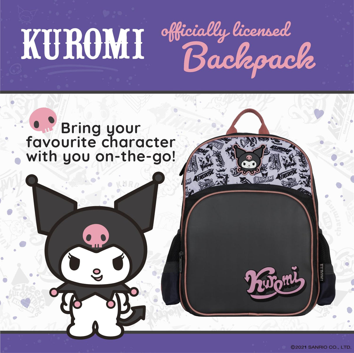 Hello Kitty Backpack (Kuromi)