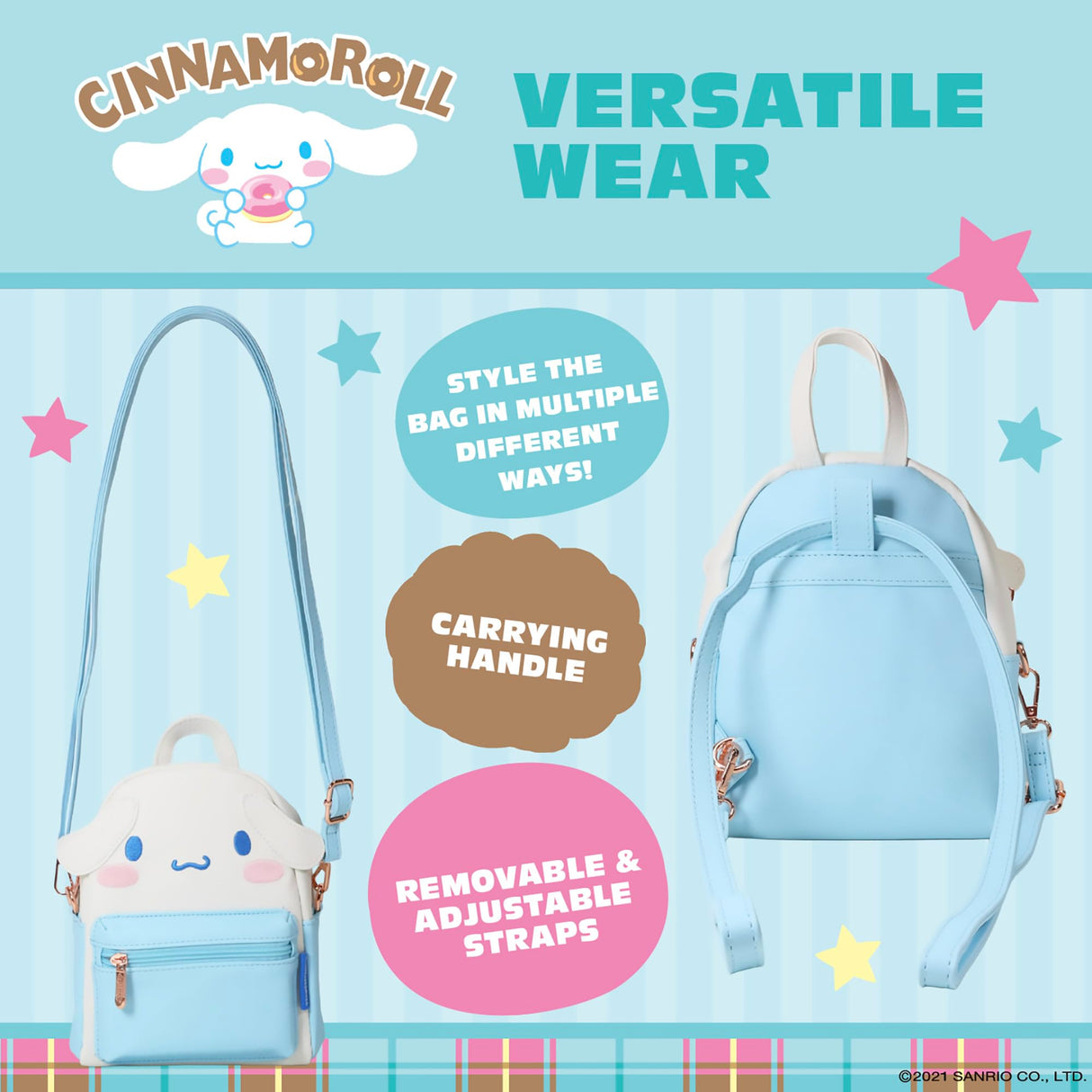 Hello Kitty Mini Backpack- Cinnamoroll