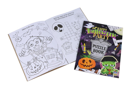 48 x Mini Halloween Puzzle Books for Children
