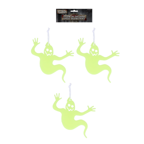 Pack of 3 Glow in the Dark Hanging Ghosts Wholesale