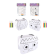 Halloween DIY Trick or Treat Bucket Colour-Your-Own Quantities of 12 Wholesale