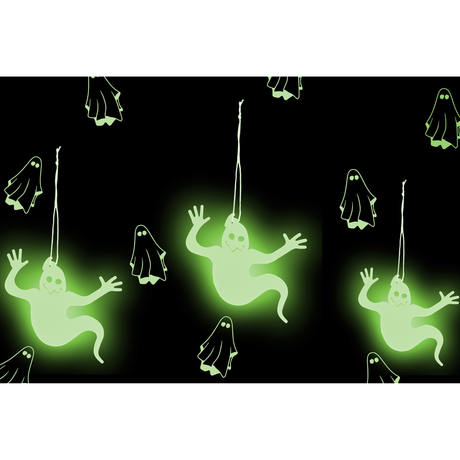 Pack of 3 Glow in the Dark Hanging Ghosts Wholesale