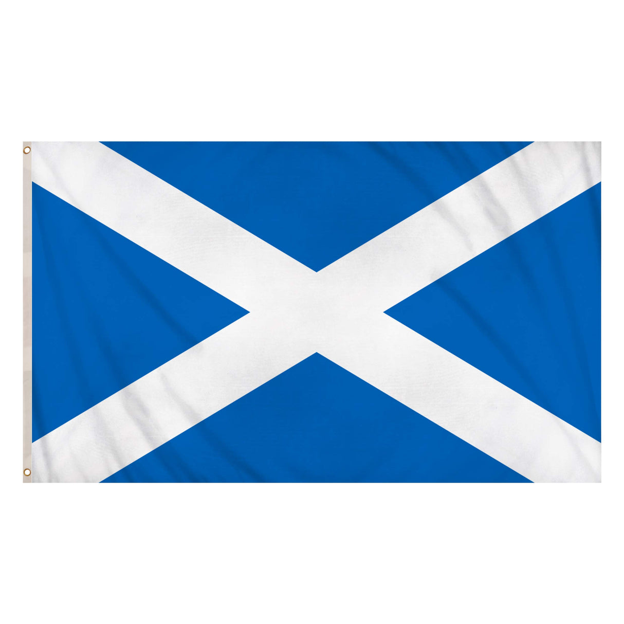 Henbrandt St Andrew’s Flag Scotland Scottish UK Flag 5ft x 3ft with Eyelets