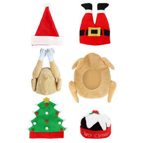 Novelty Christmas Hat 6-Pack (Adult) Quantities of 1 Wholesale