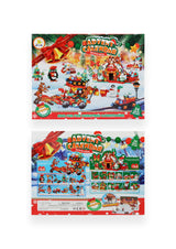 Henbrandt Christmas Advent Calendar Building Block Set - 24 Festive Buildable Toys Interactive Holiday Countdown Gift for Kids Ages 6-12