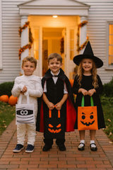 Henbrandt Halloween Treat Bags 3-Pack - Large 28cm x 34cm Trick or Treat Bags with Mummy, Pumpkin Designs - Kids Party Favour Goodie Bags for Spooky Celebrations