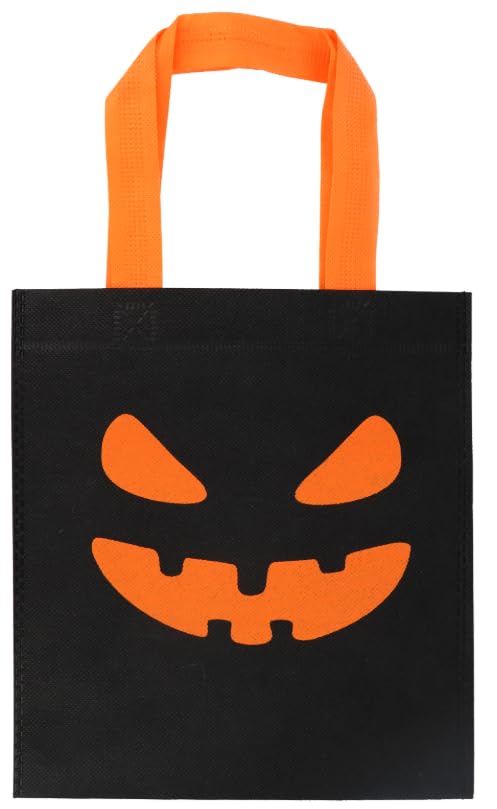 Henbrandt Halloween Treat Bags 3-Pack - Large 28cm x 34cm Trick or Treat Bags with Mummy, Pumpkin Designs - Kids Party Favour Goodie Bags for Spooky Celebrations