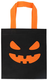 Henbrandt Halloween Treat Bags 3-Pack - Large 28cm x 34cm Trick or Treat Bags with Mummy, Pumpkin Designs - Kids Party Favour Goodie Bags for Spooky Celebrations