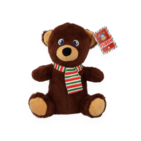 Christmas Bear Plushie Soft Cuddly Toy Quantities of 12 Wholesale