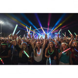 Ultimate Glow Stick Party Pack 110 PCS - Multicolour LED Light Sticks Bracelets Connectors for Kids Adults Festivals Parties Raves Nighttime Events