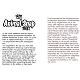 Animal Snap Card Game