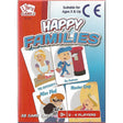 Happy Families Card Game box with colorful character cards suitable for ages 3 and up.
