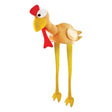 Fancy dress adults Christmas turkey gobbler hat with legs, perfect for holiday parties.