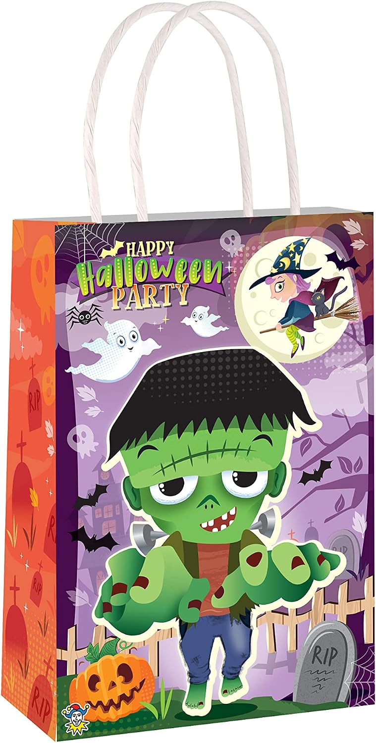 12 Pack Halloween Party Bags Quantities of 8 Wholesale