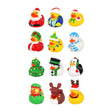 Mini Christmas Rubber Ducks - Pack of 12 Quantities of 12 Wholesale