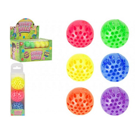 Sticky Honeycomb Ball pack of 3 Quantities of 24 Wholesale