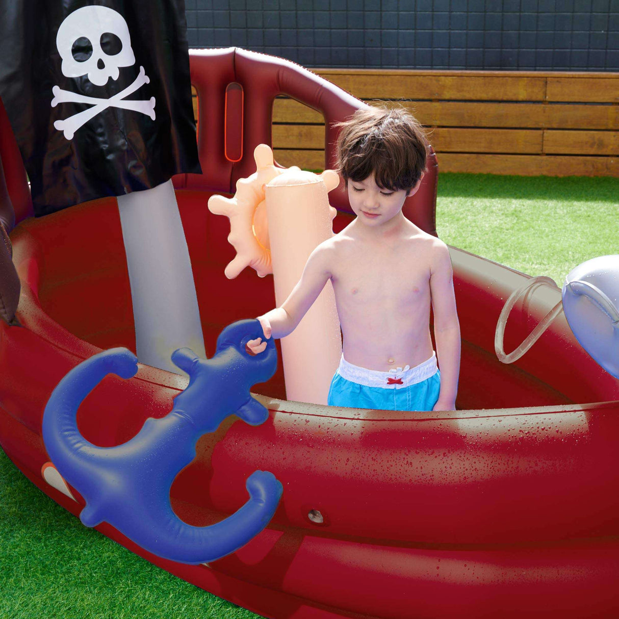 Inflatable Pirate Boat - TC Toys