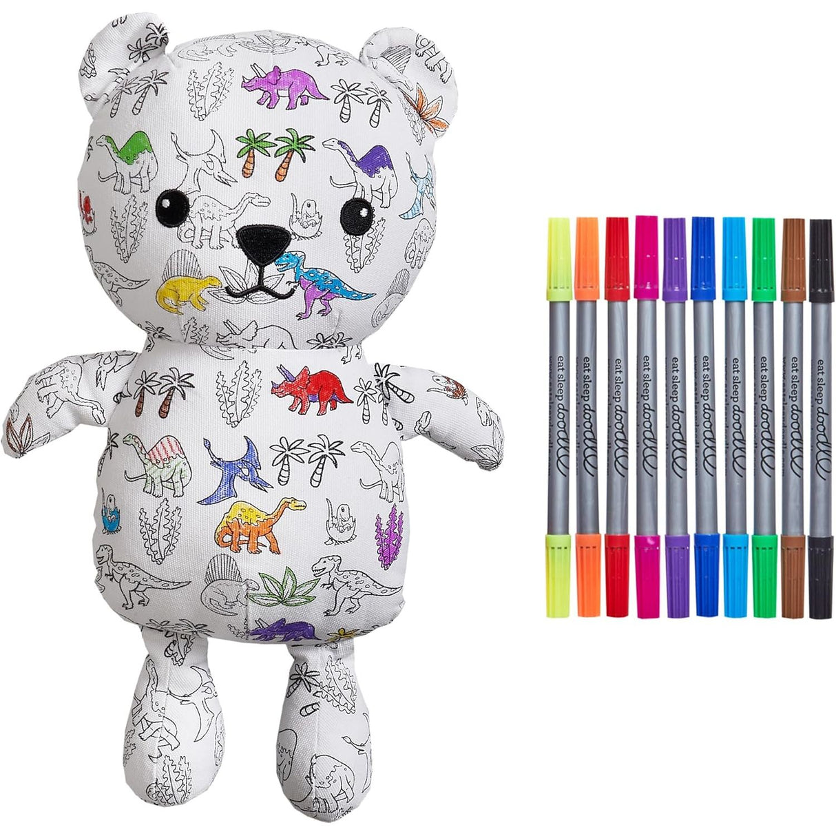 Eatsleepdoodle Dinosaur bear in display boxes quantities of 5 Wholesale