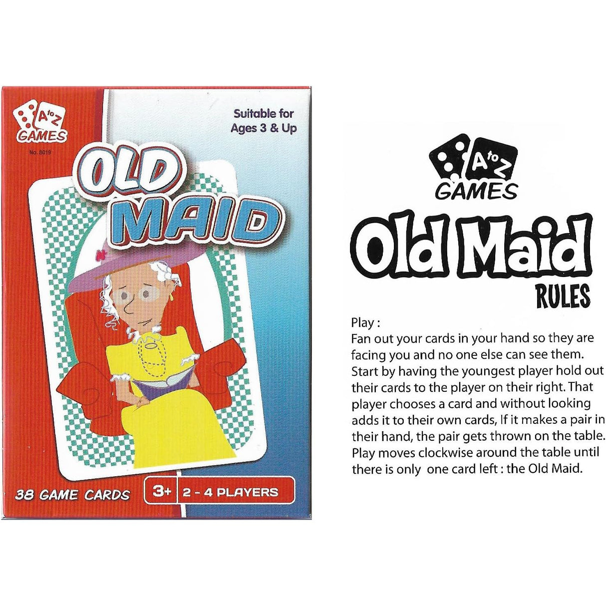Old Maid Card Game