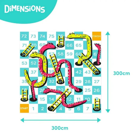 Giant Snakes and Ladders Game - TC Toys