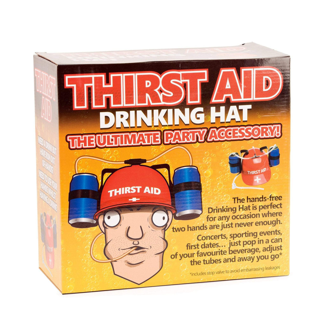 Thirst Aid Helmet Drinking Hat (Colours may vary)