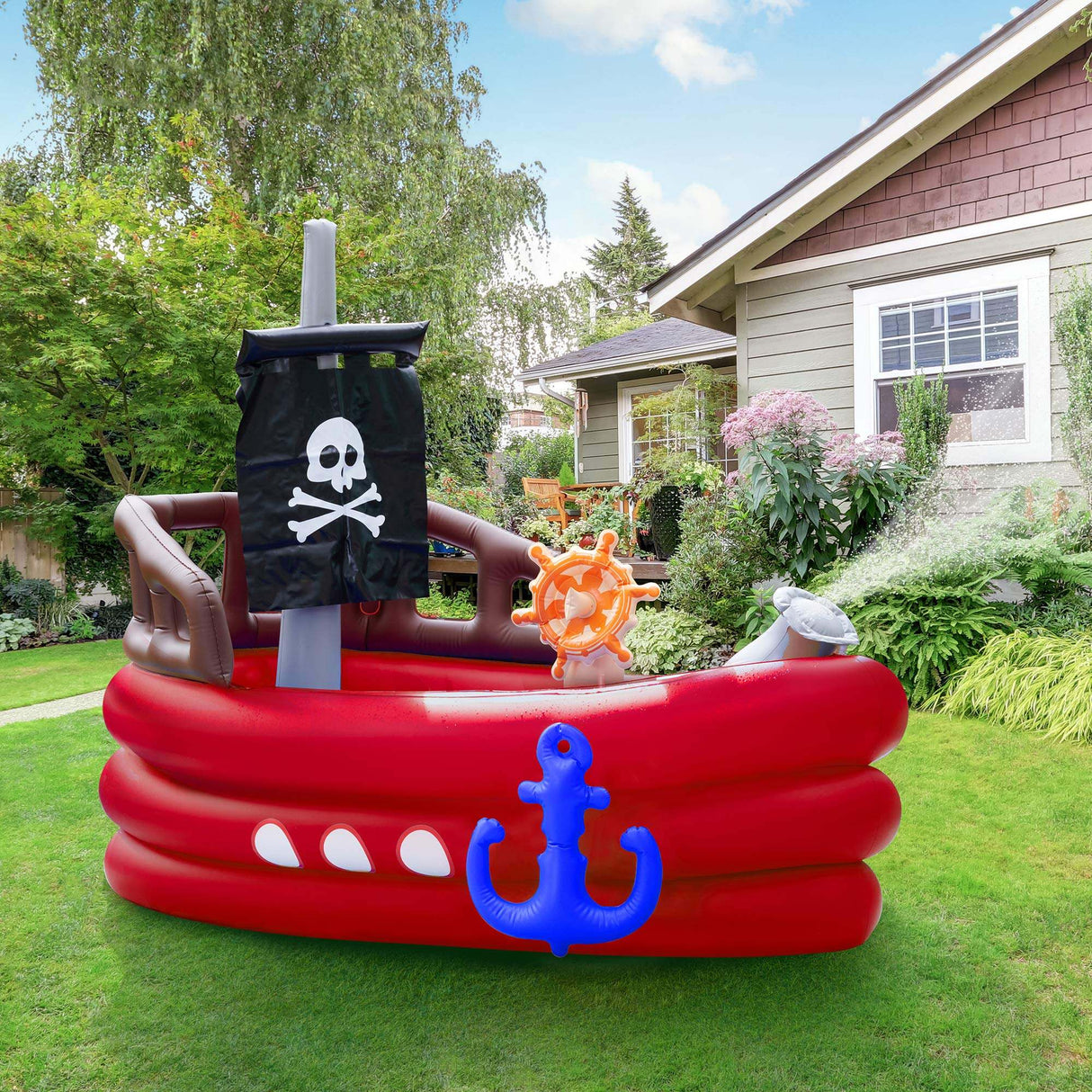 Inflatable Pirate Boat - TC Toys