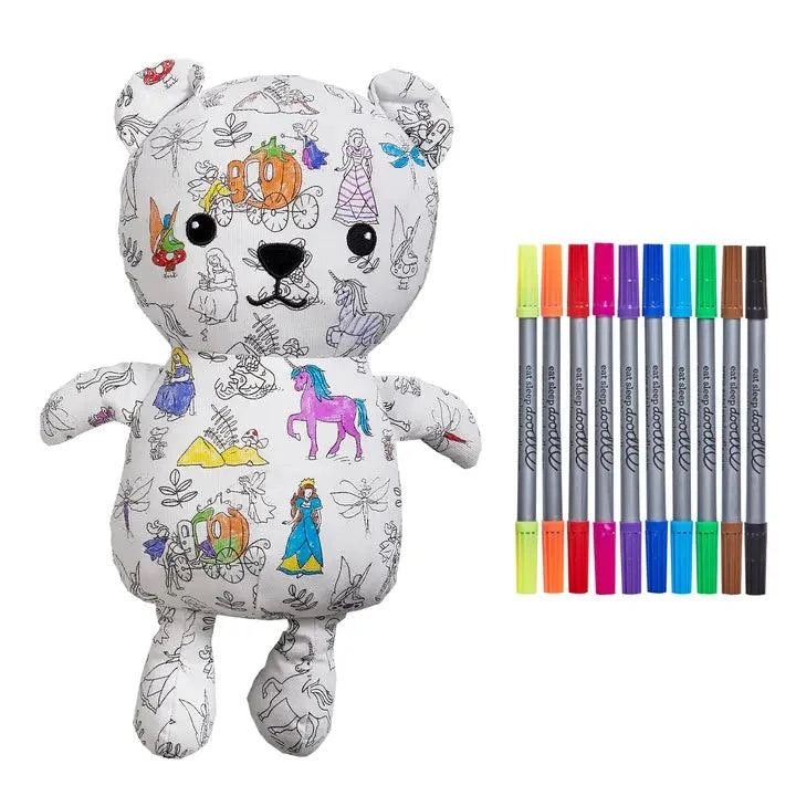 Colour in Fairytale Artie Bear - TC Toys