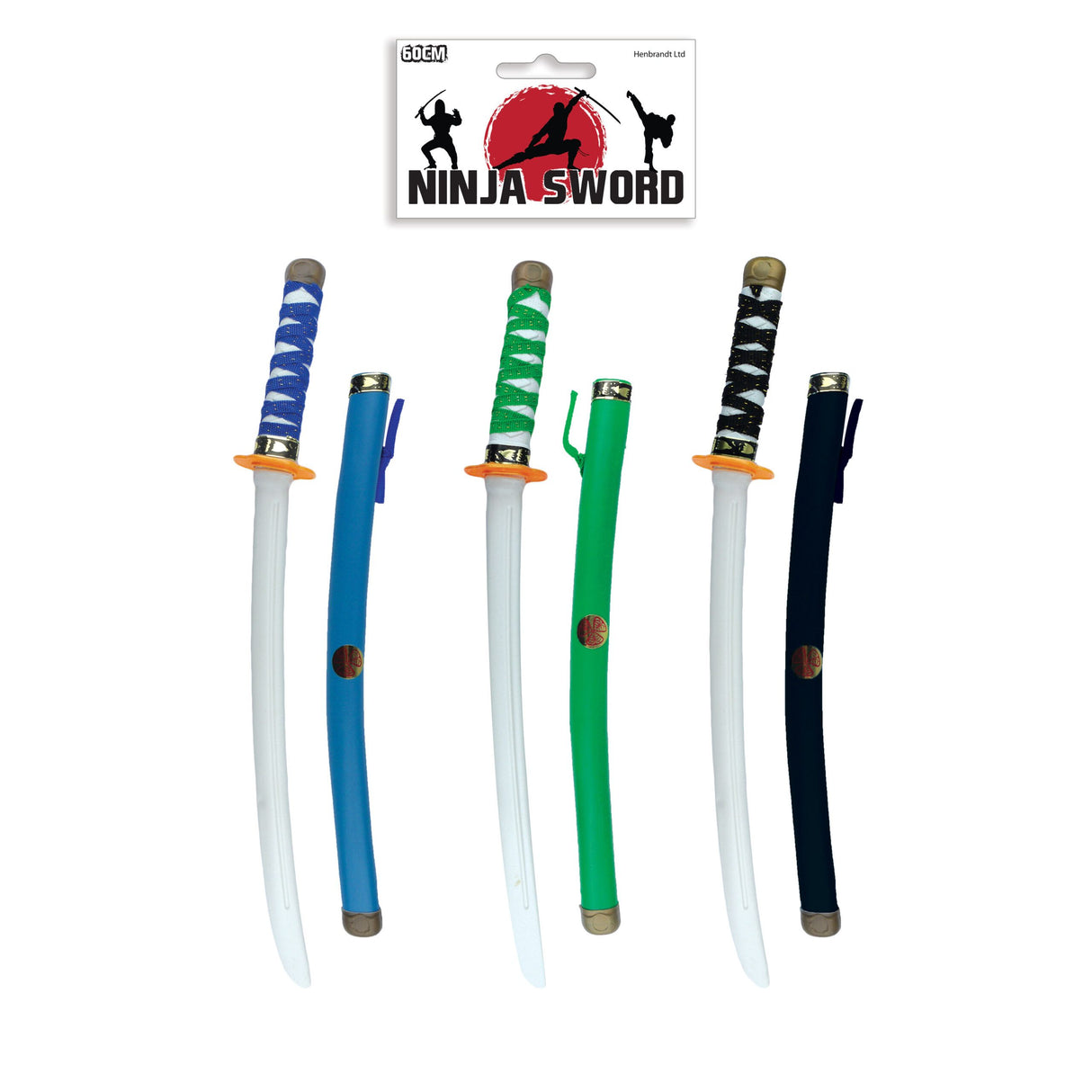 Ninja Katana Sword and Scabbard (53cm) Quantities of 12 Wholesale