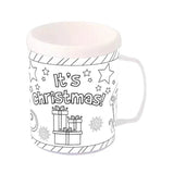 Colour your own Christmas mug - TC Toys