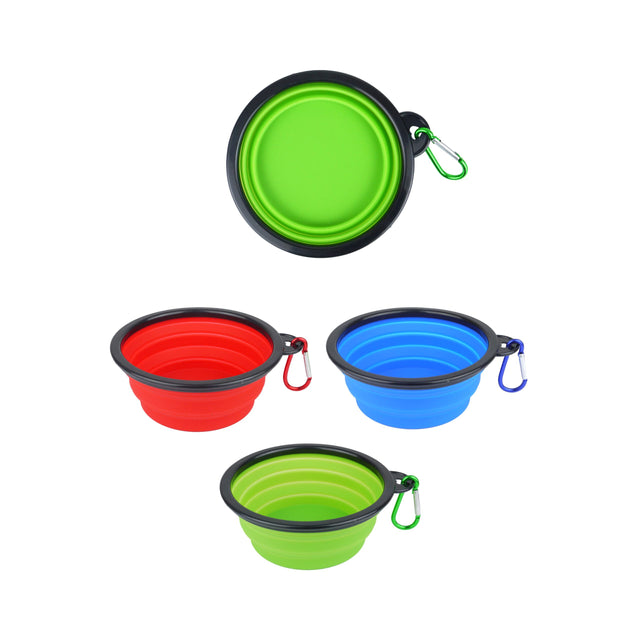 Silicone Travel Dog Bowl (350ml) Sold in quantities of 12 Wholesale