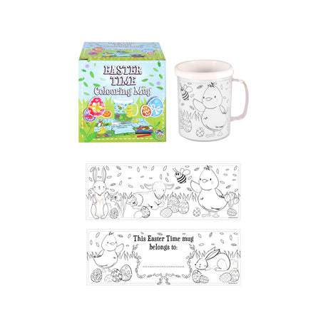 Colour Your Own Easter Mug (300ml) Quantities of 12 Wholesale