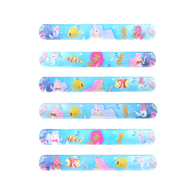 Mermaid Snap Bracelets with Print (22cm x 3cm) Wholesale