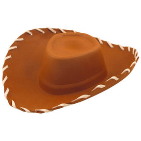 Children’s Brown Cowboy Western Hat Quantities of 12 Wholesale