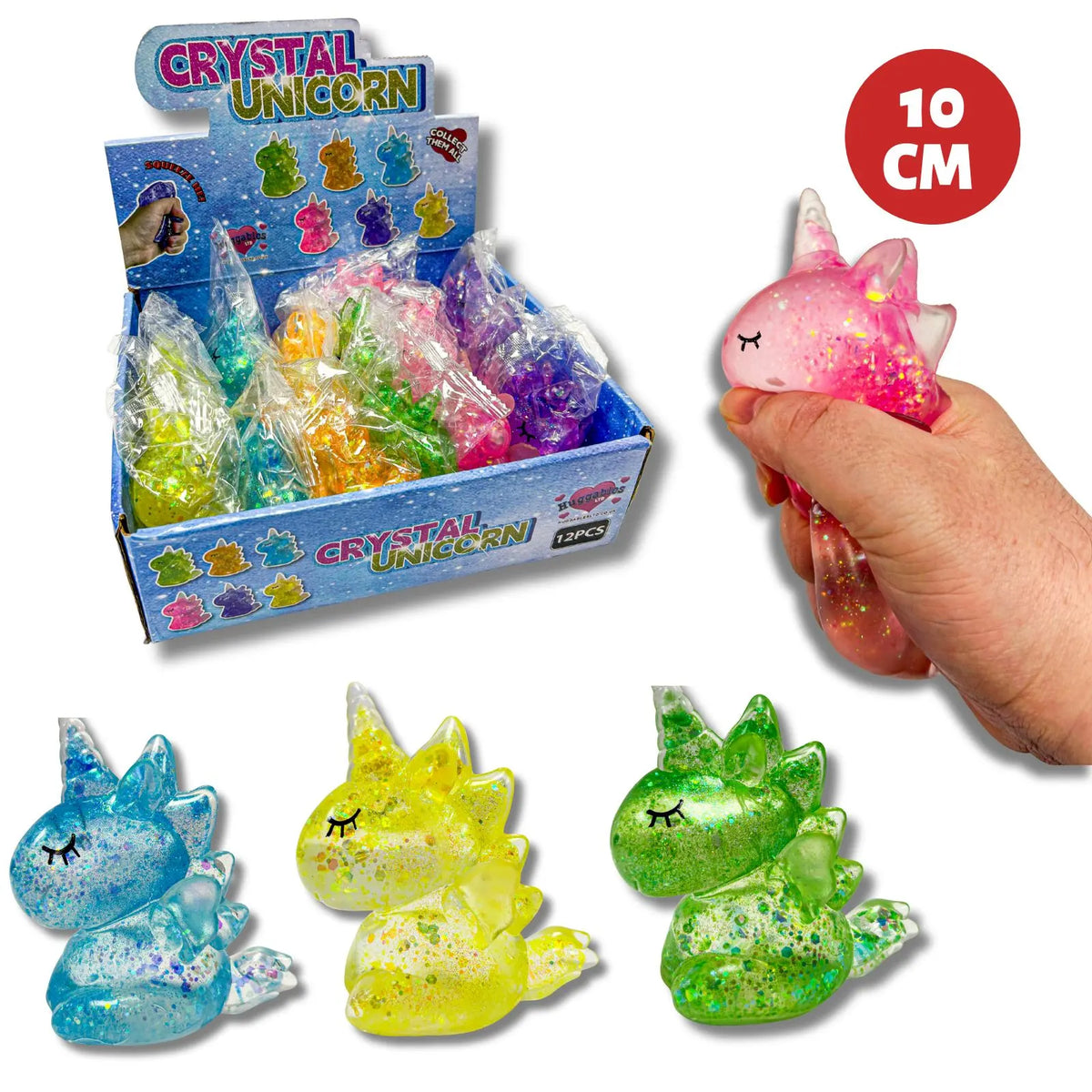 10cm Crystal Maltose Unicorn Quantities of 12 Wholesale
