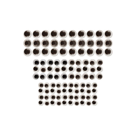 Googly eyes craft kit assortment for creative projects.
