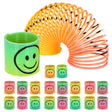 Mini Rainbow Springs with Smiling Faces (3.5cm) Packs of 6 Wholesale