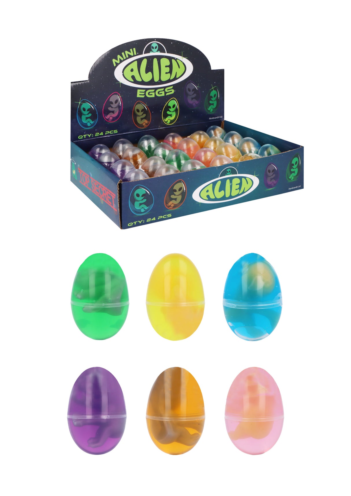 Mini Alien Eggs in slime Quantities of 24
