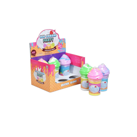 Ice Cream Butter Slime Quantities of 6 Wholesale