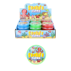 Sealife Slime Tubs (7cm x 2cm) Quantities of 24 Wholesale