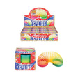 Vibrant Rainbow Spring toy in colorful packaging for endless play.