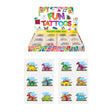 Mini Dinosaur Temporary Tattoo Sheets 6 Designs per sheet (4cm) Quantities of 96 Wholesale
