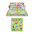 Football sticker sheet for notebooks and crafts, featuring playful team spirit designs.