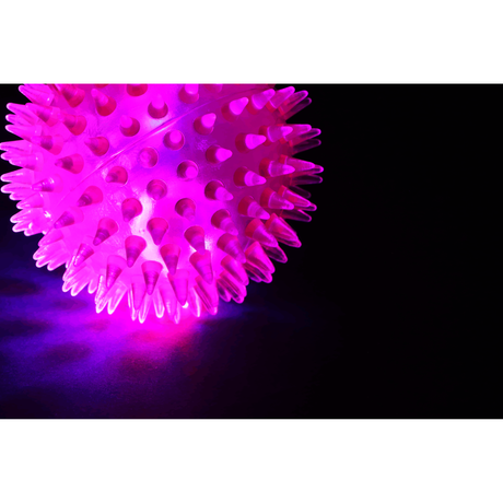 Neon Flashing Spiky Balls (7.5cm) Quantities of 12 Wholesale