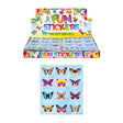Butterfly Sticker sheet with colorful butterfly designs for decoration.