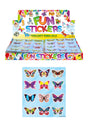 Butterfly Sticker sheet with colorful butterfly designs for decoration.