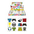 Mini Gamer Temporary Tattoo Sheets (4cm) Wholesale