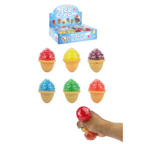 Squeeze Ice Creams with Beads (7.5cm) Quantities of 12 Wholesale